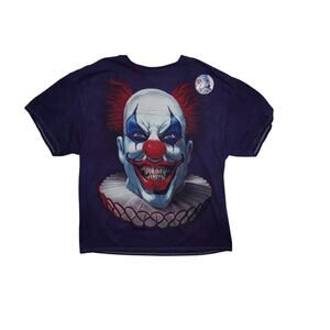 Vintage Evil Clown Graphic T-Shirt XL